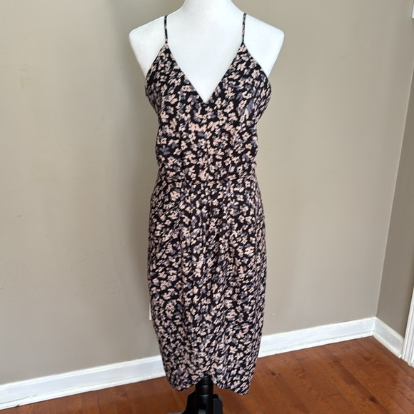 Chelsea 28 Sleeveless Spaghetti Straps Lined Flower Midi Dress Size M‎ - Picture 4 of 10